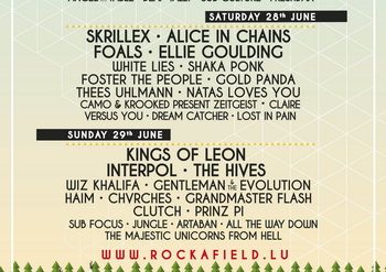 Festival ROCK-A-FIELD les 27, 28 & 29 Juin 2014 à Roeser 31 Festival ROCK-A-FIELD les 27, 28 & 29 Juin 2014 à Roeser