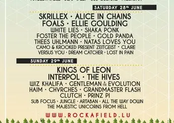 Festival ROCK-A-FIELD les 27, 28 & 29 Juin 2014 à Roeser 6 Festival ROCK-A-FIELD les 27, 28 & 29 Juin 2014 à Roeser