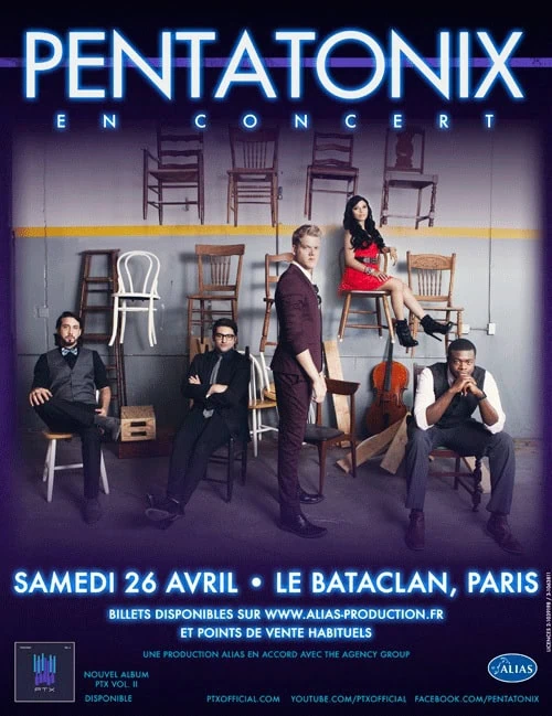 Pentatonix revient au Bataclan le 26 avril 2014 ! 1 Pentatonix revient au Bataclan le 26 avril 2014 !
