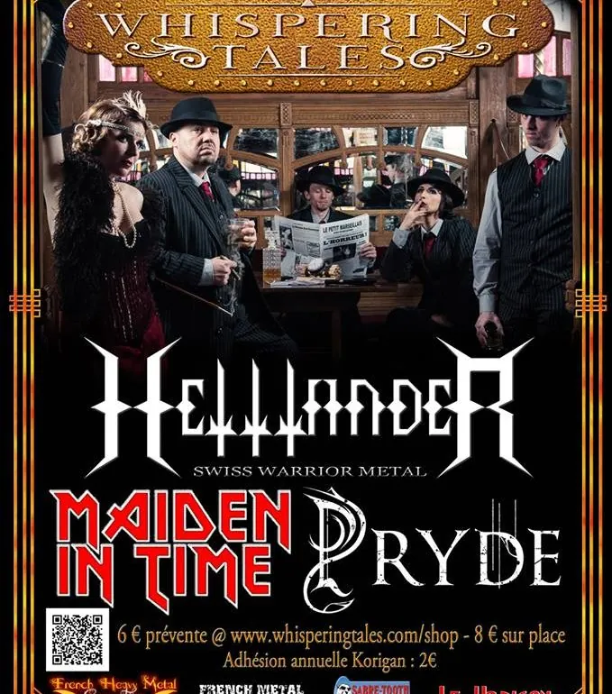 Whispering Tales, Pryde, Hellander et Maiden in Time au Korigan : live-report de la soirée !