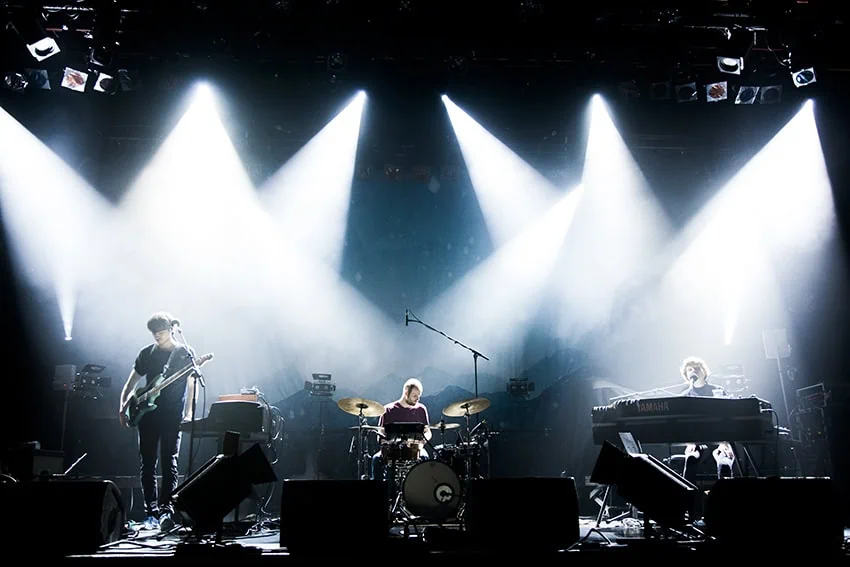 Le groupe Belge Amatorski en première partie du concert WARPAINT le 25 Août 2014 à l’Atelier, Luxembourg
