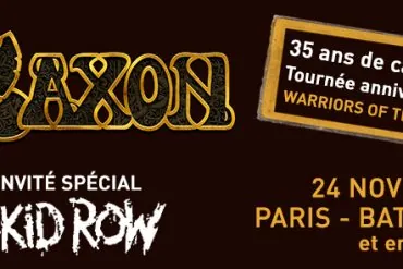 Saxon & Skid Row en tournée en Europe à la rentrée ! 9 Saxon & Skid Row en tournée en Europe à la rentrée !