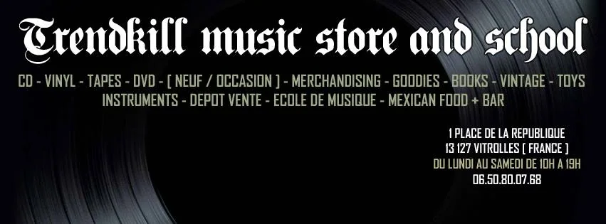 Votre nouvel espace musical à Vitrolles : Trendkill music store and school !! 1 Votre nouvel espace musical à Vitrolles : Trendkill music store and school !!