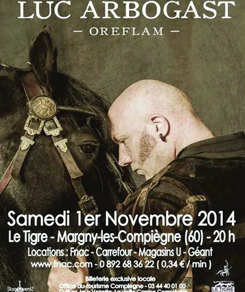 Concert de Luc Arbogast à Compiègne le 1 novembre 2014