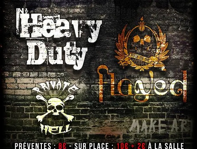 Sticky Boys + Private Hell + Flayed + Heavy Duty au Korigan : Live-report 18 Sticky Boys + Private Hell + Flayed + Heavy Duty au Korigan : Live-report