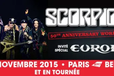 Scorpions de retour en France avec Europe en 2015 !! 17 Scorpions de retour en France avec Europe en 2015 !!