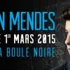 Shawn Mendes, l'idole des ado du monde entier en concert à Paris le 1er Mars 2015