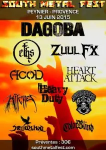 South Metal Festival de Peynier samedi et warm-up vendredi au Korigan (13) 4 south metal fest 2015
