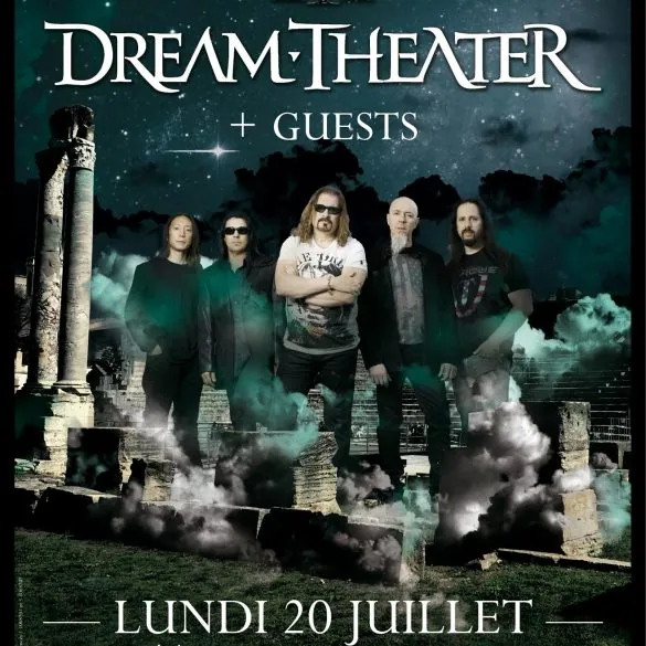 Dream Theater en concert au Théâtre Antique d’Arles le 20 juillet 2015