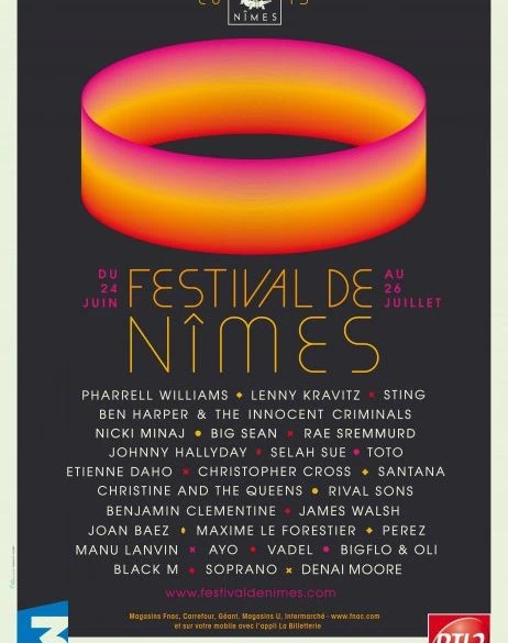 Le programme définitif du Festival de Nîmes 2015