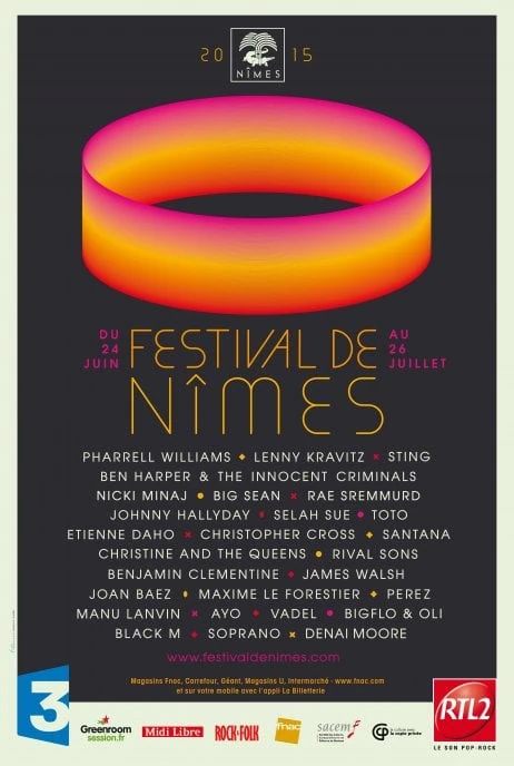 Le programme définitif du Festival de Nîmes 2015
