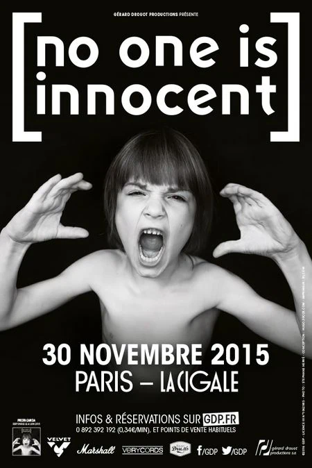 No one is innocent en concert à La Cigale le 30 novembre 2015 1 No one is innocent en concert à La Cigale le 30 novembre 2015