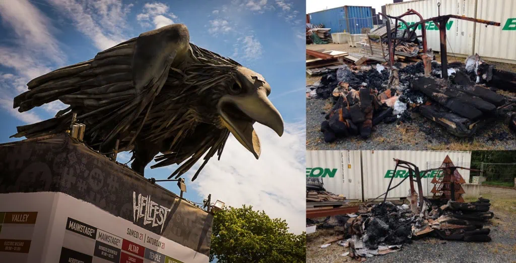 Dégradations sur le site du Hellfest, le mot des organisateurs 4 hellfest degats