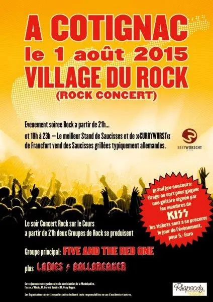 Gagnez la guitare de KISS lors de la journée Rock à Cotignac (83)