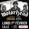 Motörhead en concert le 1er février 2016 à Lille