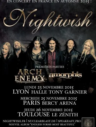 Nightwish à Lyon le 23 novembre 2015 5 Nightwish à Lyon le 23 novembre 2015