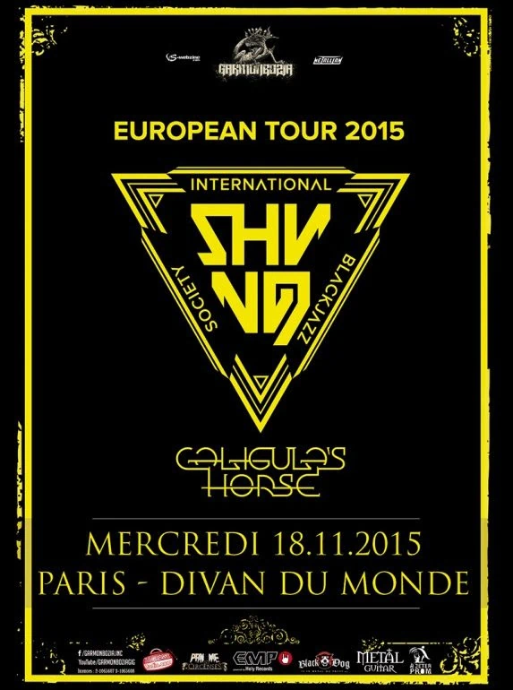Shining (no) et Caligula's Horse en concert le 18 novembre 2015 à Paris