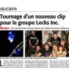 Lecks inc. vient de tourner deux nouveaux clips disponibles en fin d'année