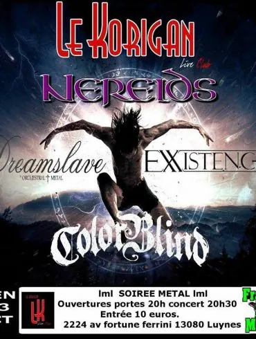 Colorblind + Dreamslave + Nereids + Exxistence au Korigan le 23 Octobre 2015 : notre live-report 10 Colorblind + Dreamslave + Nereids + Exxistence au Korigan le 23 Octobre 2015 : notre live-report