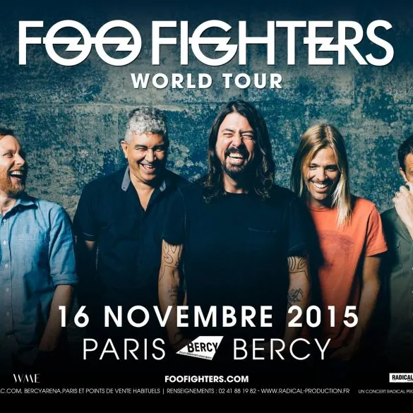 Foo Fighters annule sa tournée française suite aux événement de ce week-end..... 2 Foo Fighters annule sa tournée française suite aux événement de ce week-end.....