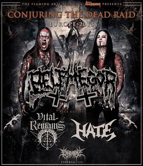 Hate + Vital Remains + Belphegor au Korigan le 05 Décembre 2015 : Les photos