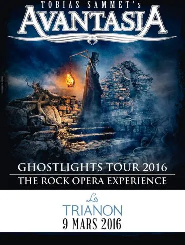 Avantasia, l'opéra rock se produira au Trianon à Paris le 09 Mars 2016 !!