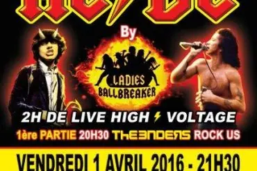 The Enders + Ladies Ballbreaker au Cherrydon à La Penne sur Huveaune (13) le 01 avril 2016 : la galerie de photos