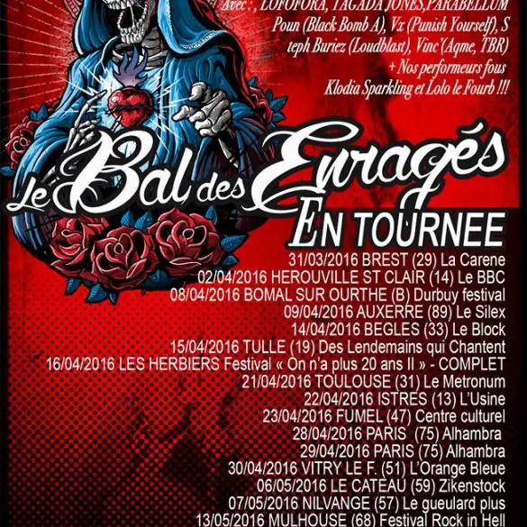 Le Bal des Enragés à Istres (13) le 22 avril 2016 : notre live-report 2 Le Bal des Enragés à Istres (13) le 22 avril 2016 : notre live-report