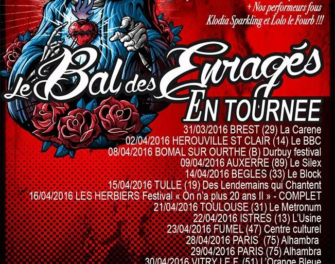 Le Bal des Enragés à Istres (13) le 22 avril 2016 : notre live-report 26 Le Bal des Enragés à Istres (13) le 22 avril 2016 : notre live-report