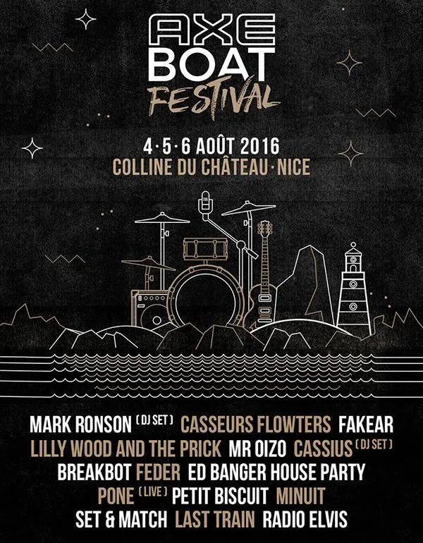Axe Boat Festival 2016 : La programmation dévoilée