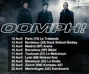 OOMPH au Ninkasi à Lyon : notre live-report ! 1 OOMPH au Ninkasi à Lyon : notre live-report !