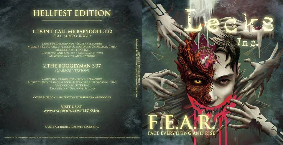 Lecks Inc. a sorti un EP 2 titres à l'occasion du Hellfest 2016