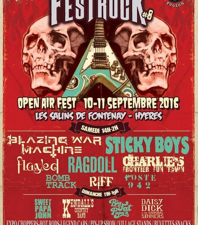 Festrock 8 Morts Subites les 10 & 11 Septembre 2016 à Hyères (83)