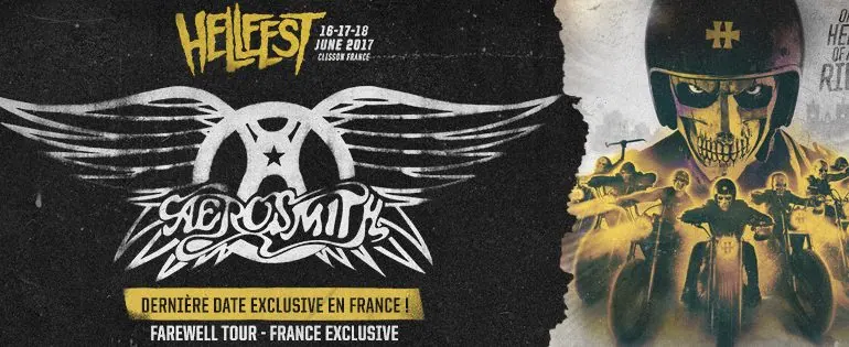 Premier groupe annoncé, Aerosmith passera pour la dernière fois en France lors du Hellfest 2017 10 Premier groupe annoncé, Aerosmith passera pour la dernière fois en France lors du Hellfest 2017