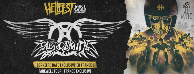 Premier groupe annoncé, Aerosmith passera pour la dernière fois en France lors du Hellfest 2017