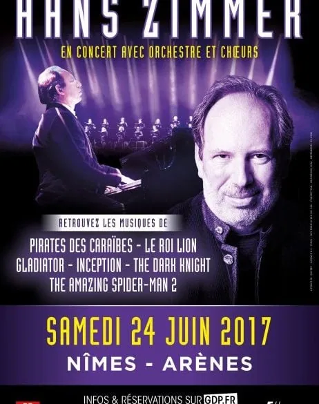 Hans Zimmer en concert aux Arènes de Nîmes le 24 Juin 2017 2 Hans Zimmer en concert aux Arènes de Nîmes le 24 Juin 2017