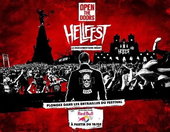 Open the door, découvrez le documentaire exclusif sur le Hellfest le 18 Février 2017 sur Red Bull TV