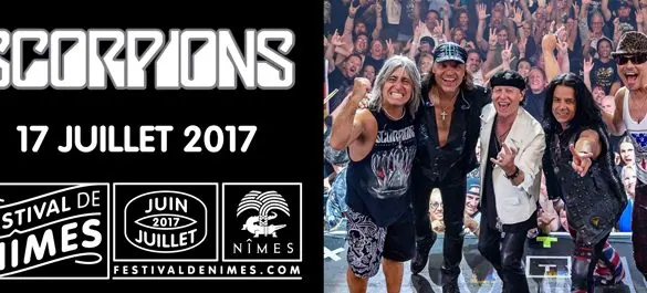 Scorpions au Festival de Nimes le 17 Juillet 2017