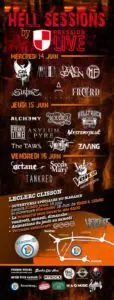 Programme des HELL SESSIONS by Pression Live #2 du Hellfest 2017 3 Programme des HELL SESSIONS by Pression Live #2 du Hellfest 2017