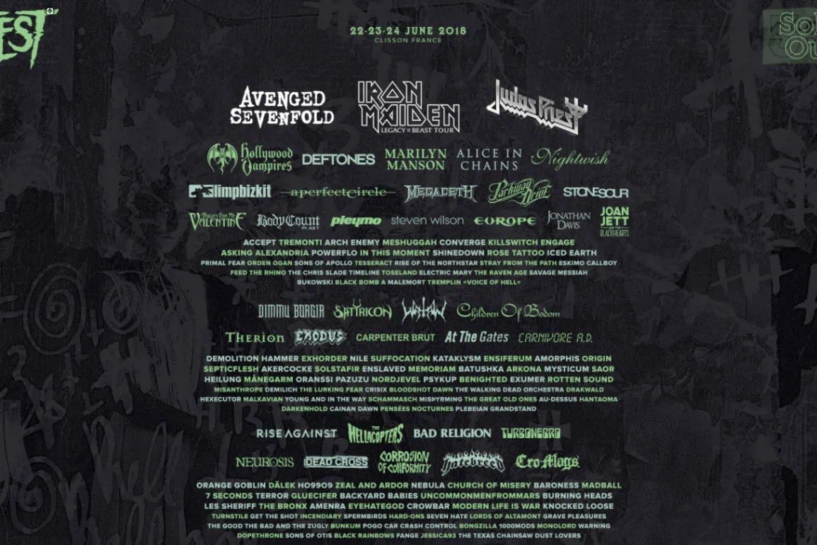 Hellfest 2018 : l'affiche complète!