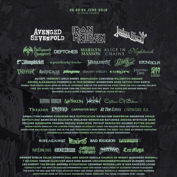 Hellfest 2018 : l'affiche complète! 43 Hellfest 2018 : l'affiche complète!