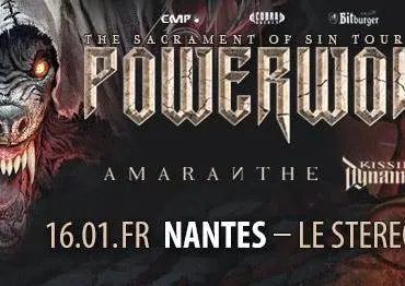 Concert de Kissin’s Dynamite + Amaranthe + Powerwolf au Stéréolux : notre live-report! 7 Concert de Kissin’s Dynamite + Amaranthe + Powerwolf au Stéréolux : notre live-report!