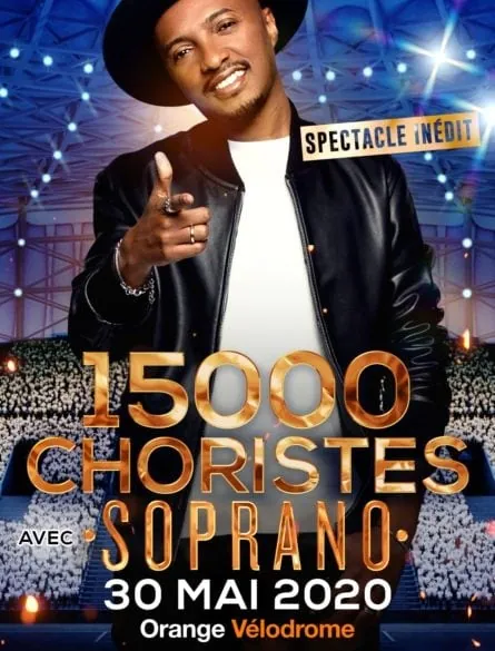 Soprano en concert avec 15.000 choristes au Stade Vélodrome le 30 Mai 2020