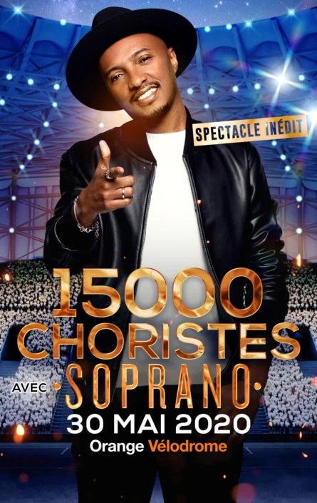 Soprano en concert avec 15.000 choristes au Stade Vélodrome le 30 Mai 2020
