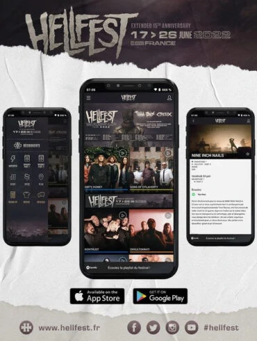 La nouvelle application Hellfest est disponible