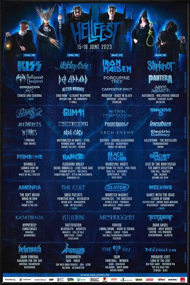 Affiche Hellfest 2023 3 Affiche Hellfest 2023
