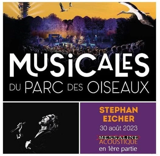 MESSALINE en 1ère partie de STEPHAN EICHER le 30 aout au festival Les Musicales 18 MESSALINE en 1ère partie de STEPHAN EICHER le 30 aout au festival Les Musicales