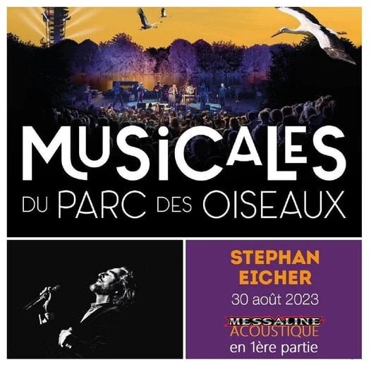 MESSALINE en 1ère partie de STEPHAN EICHER le 30 aout au festival Les Musicales 1 MESSALINE en 1ère partie de STEPHAN EICHER le 30 aout au festival Les Musicales