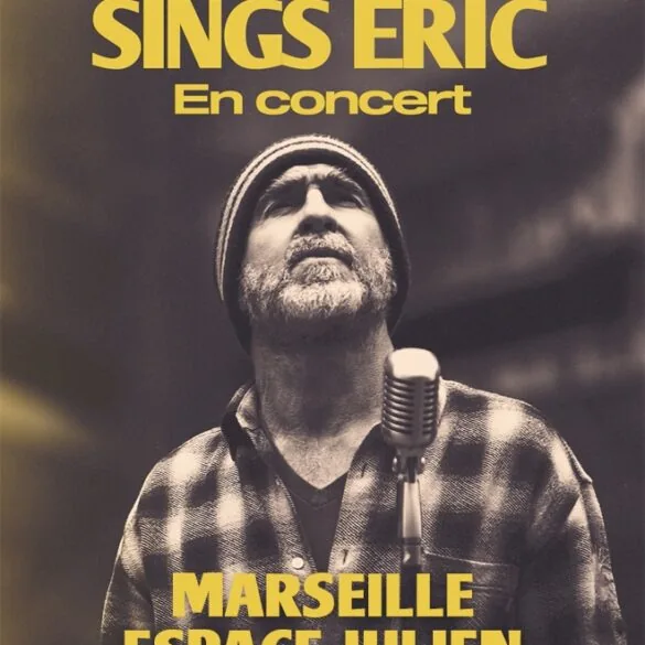 Eric Cantona en concert à l'Espace Julien à Marseille