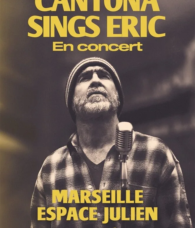 Eric Cantona en concert à l'Espace Julien à Marseille